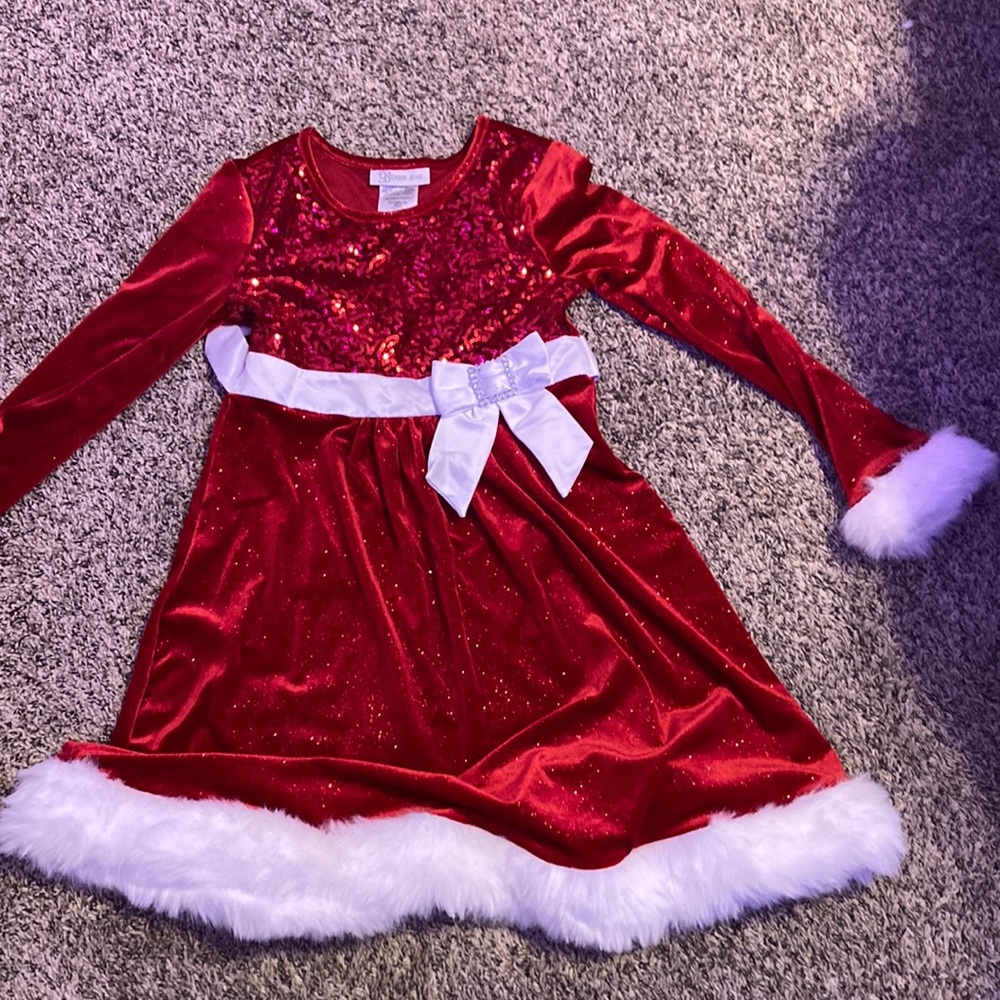 Santa Inspired Holiday Dress